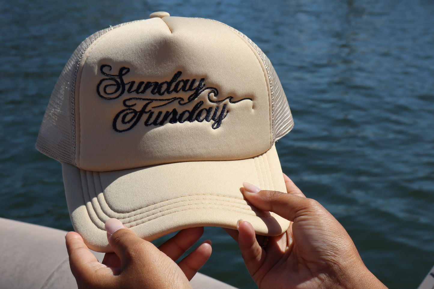 On The Water Signature Trucker Hat