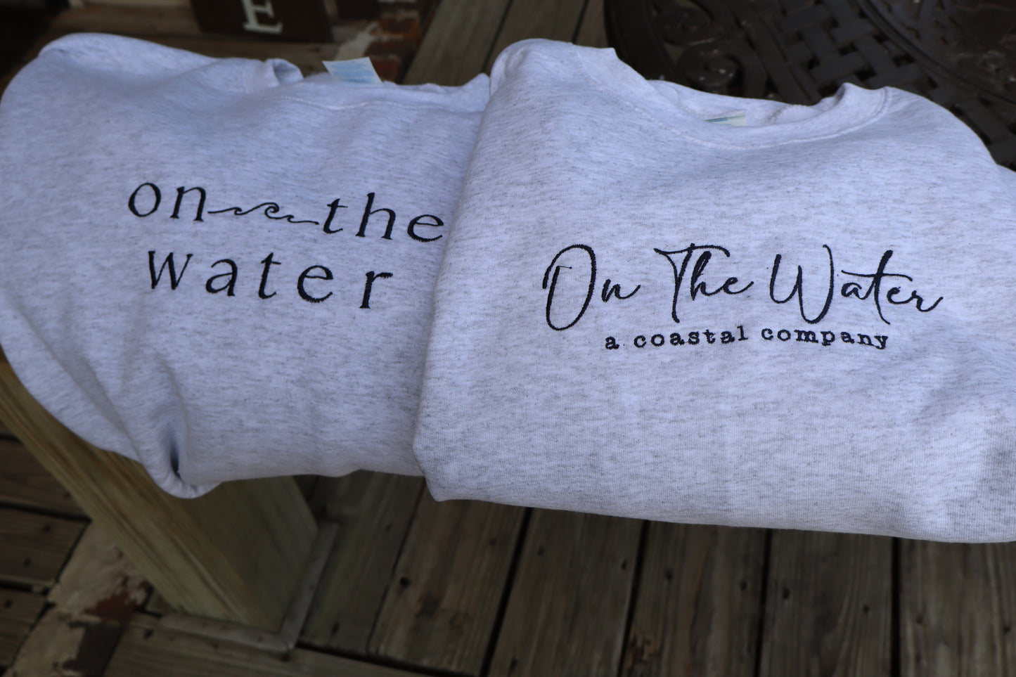 On The Water Signature Sweatshirt - Gray