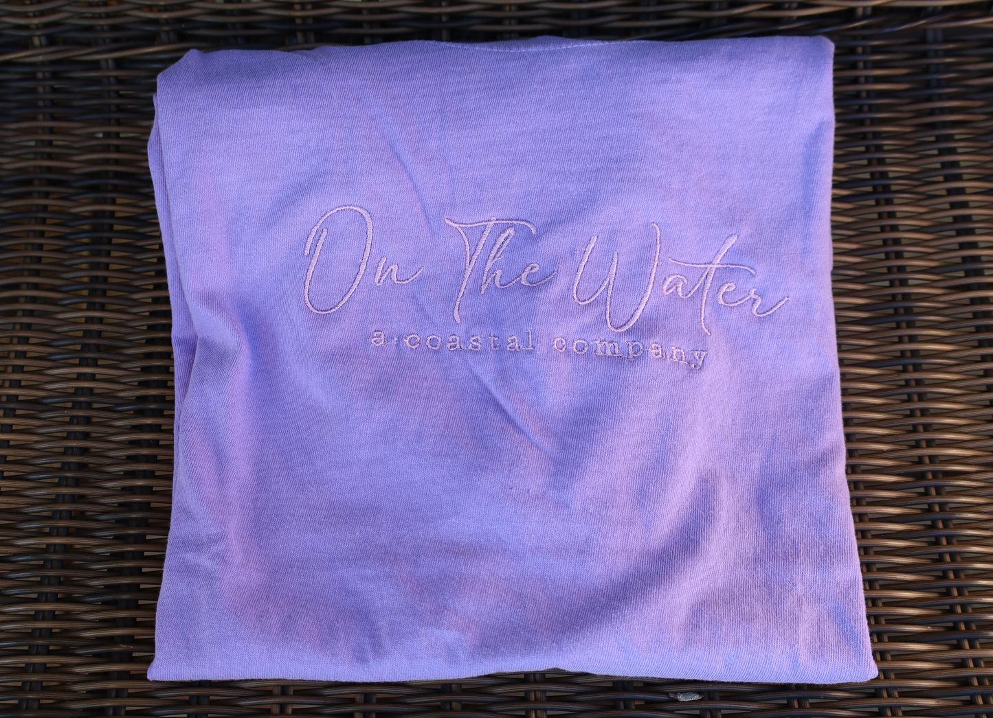 On The Water Signature Tee - Purple