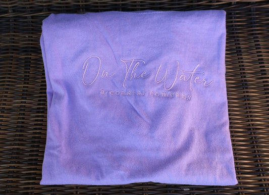 On The Water Signature Tee - Purple