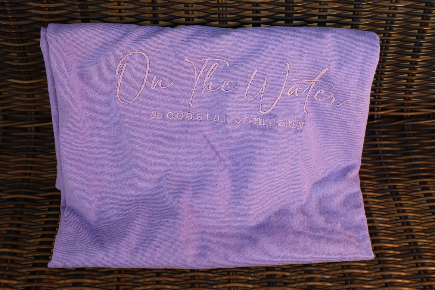 On The Water Signature Tee - Purple