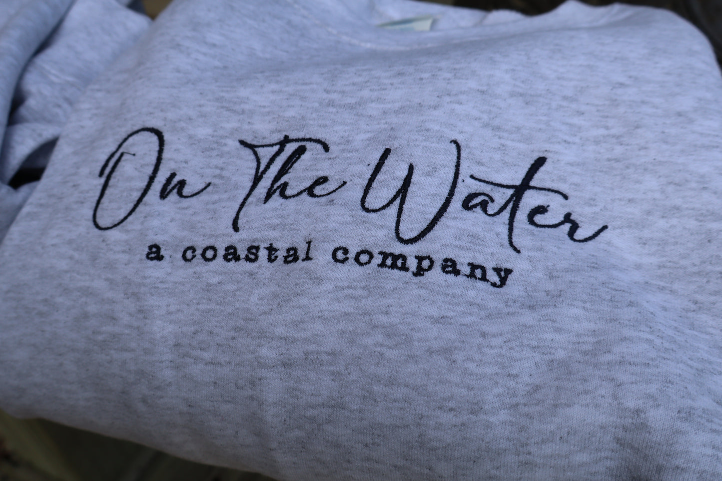 On The Water Signature Sweatshirt - Gray & Pretty