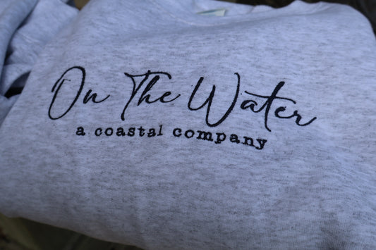 On The Water Signature Sweatshirt - Gray & Pretty
