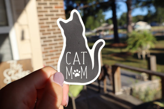 Cat Mom Sticker