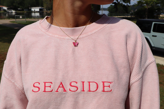 Betty's Hot Pink Butterfly Necklace