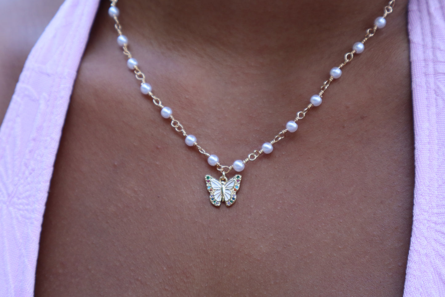 Corinne's Butterfly Necklace