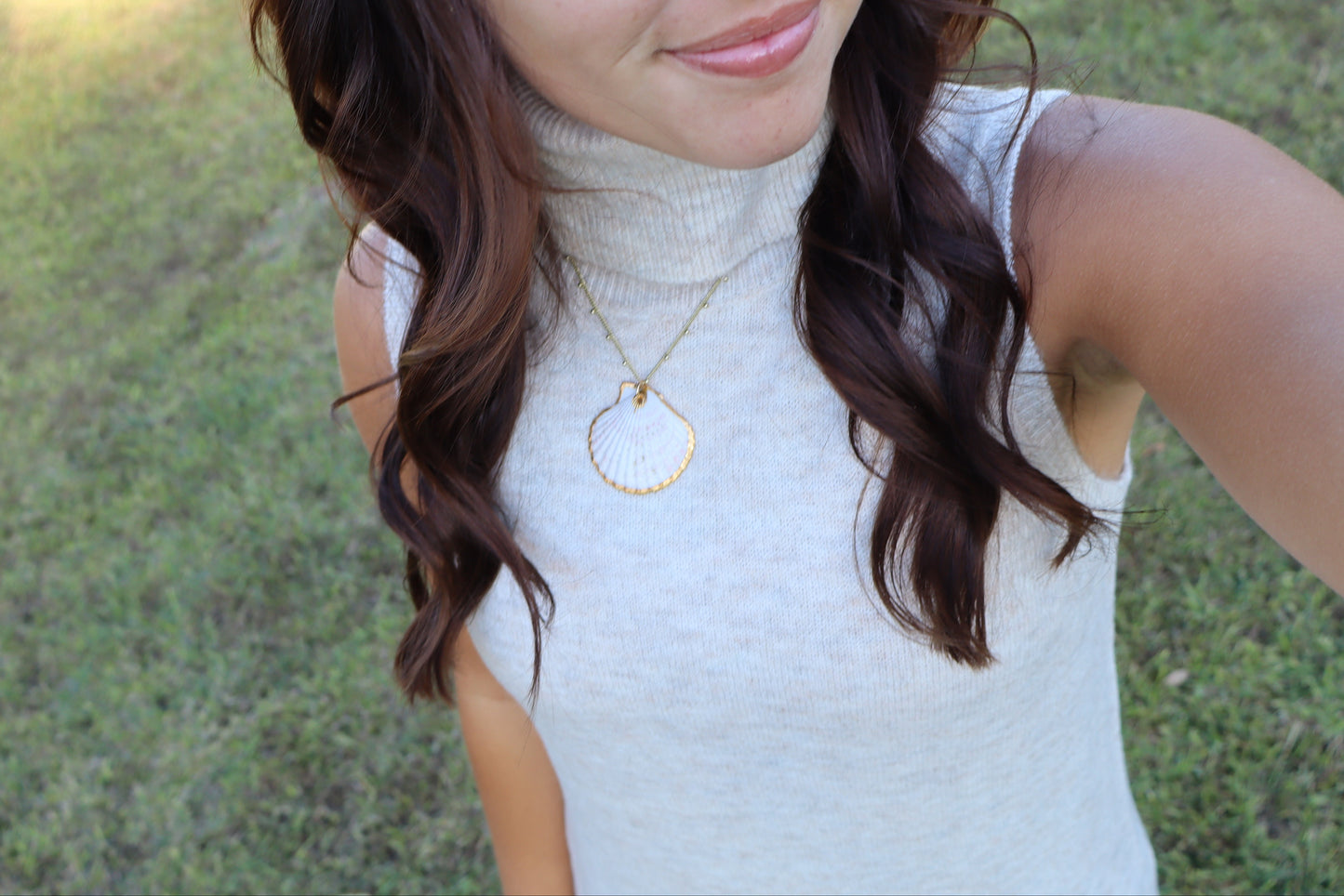 Mary's Marry Me Seashell Necklace