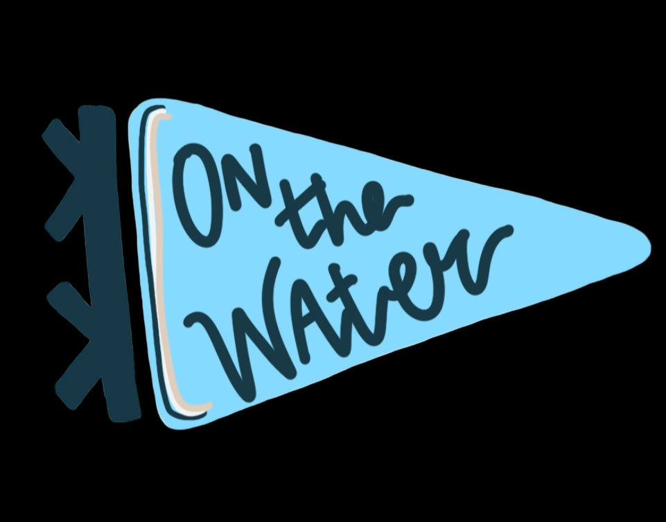 On the Water Flag Sticker