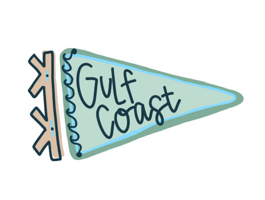 Gulf Coast Flag Sticker