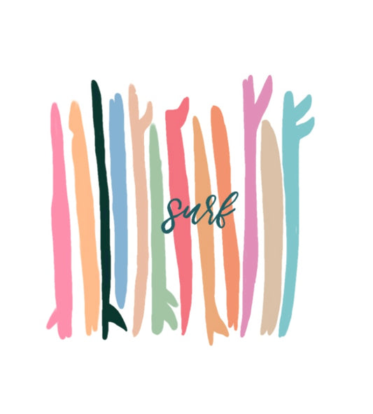 Oceanside Surf Sticker
