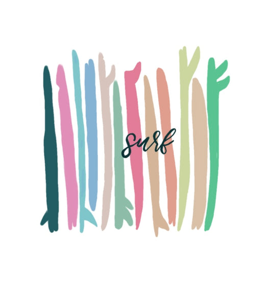 Lakeside Surf Sticker